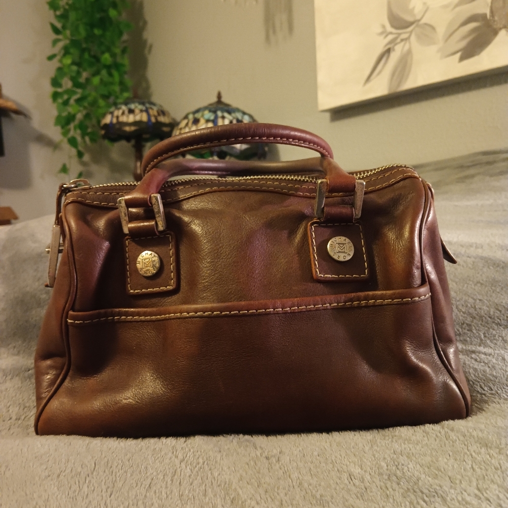 Michael Kors Vintage Brown Leather Handbag